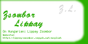 zsombor lippay business card